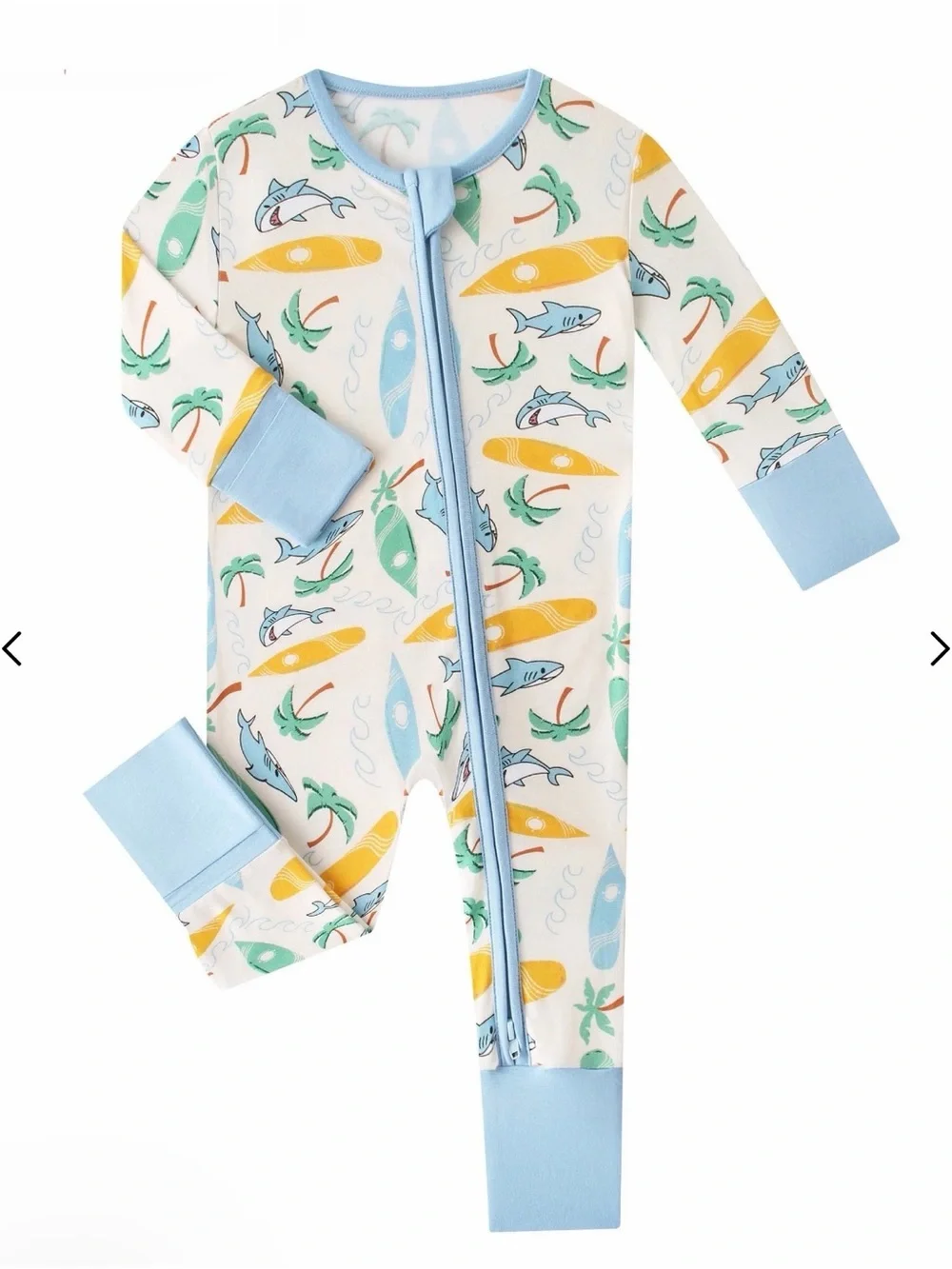Posh Tot Baby Bamboo Zipper Romper Bundle 12-18M